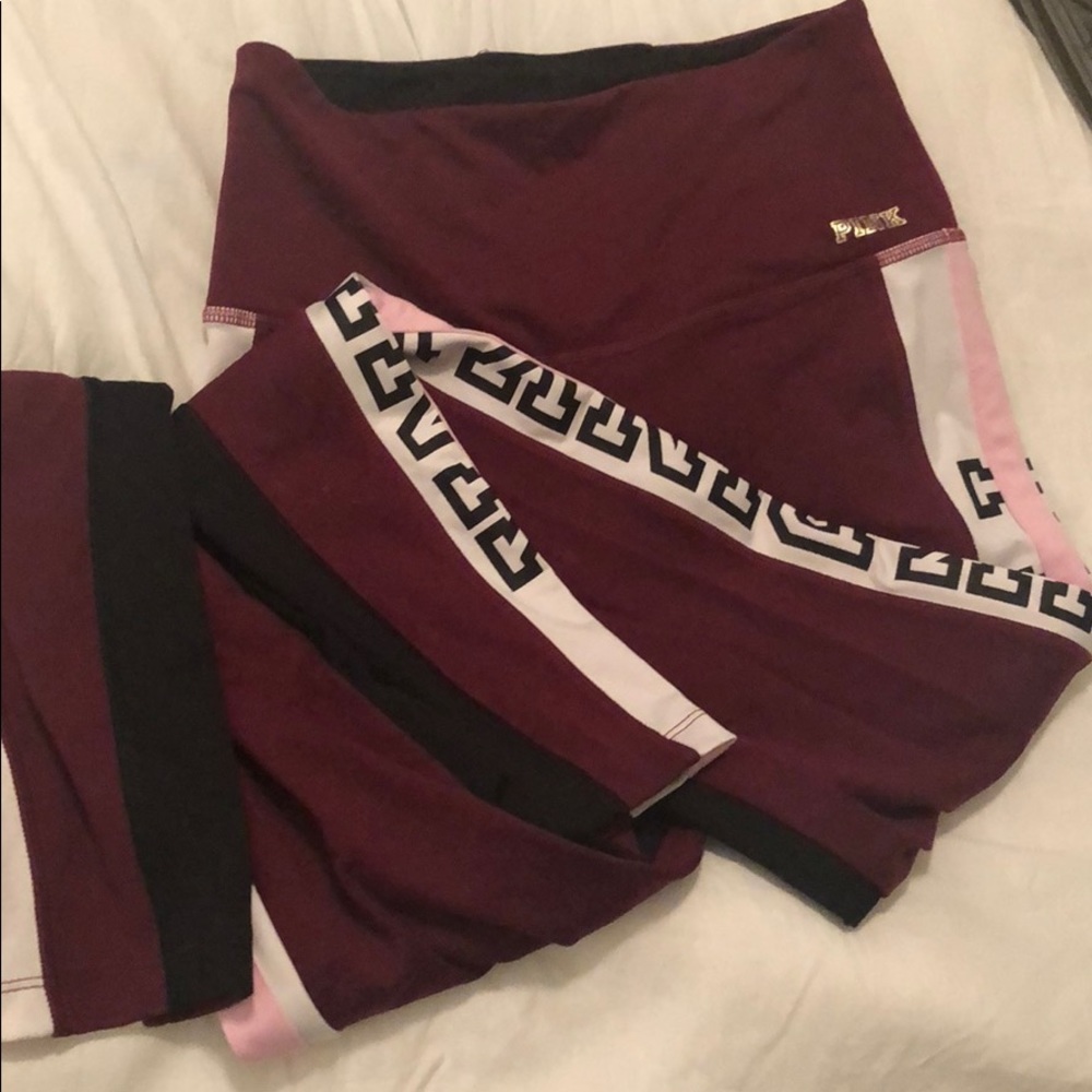 Pink work out leggings